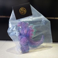抽選限定，赤目天使 S.O.I. Flameback Amethyst 紫晶色哥斯拉Purple Bruiser Godzilla ，Sofubi 大搪膠公仔