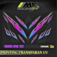 UNGU Decal Sticker Striping Variations Transparent Uv Suzuki Spin Api Spin 125 R Spin 125 NR Suzuki 