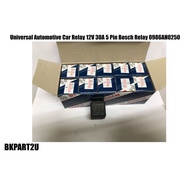 UNIVERSAL AUTOMOTIVE CAR RELAY 12V 30A 5 PIN BOSCH RELAY 0986AH0250