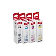 Canon GI-75 Pigment Ink Bottle (GX1070/GX2070) -  Black/Cyan/Magenta/Yellow