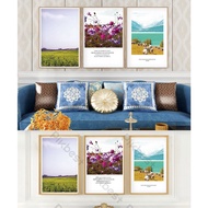 Print Laminate wood press LANDSCAPE PAINTING - Model 16 (3 HCN 3x20x30, 3x30x40, 3x40x60). PRINT PHO