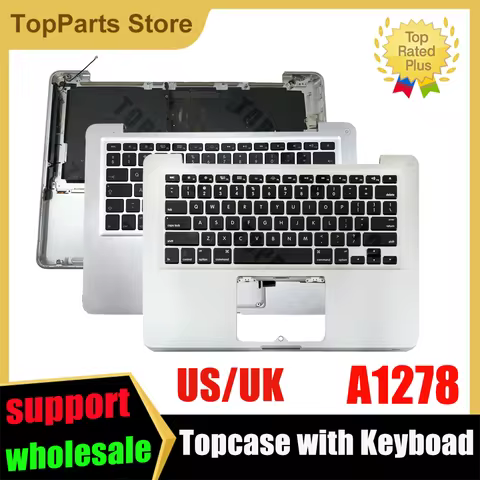 original for Macbook Pro 13" A1278 US UK English keyboard top cover backlit handbag 2011 2012 Year