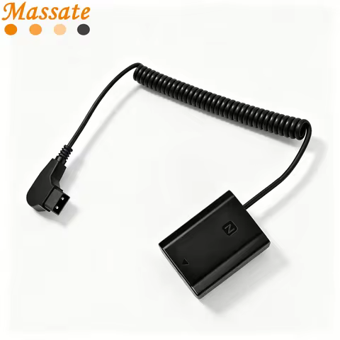 D-tap to NPFZ100 NP-FZ100 Dummy Battery AC Adapter DC Coupler for Sony ILME-FX3 A6600 A7M3 A7M3K A7R