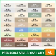 Boysen Permacoat Semi-Gloss Latex Mystery Winter B7512 Acrylic Latex Paint - 4L car accessories