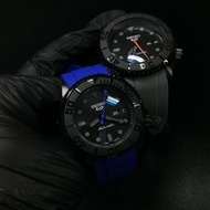 【Skx 007 Blue &amp; Grey】 Seiko Mod Bilu Kelabu Jam Tangan Mekanikal Automatik｜Seiko Mod Mechanical Automatic Watch