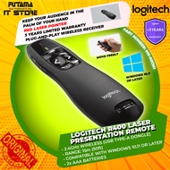 Logitech R400 Wireless Presentation Remote with Mini Receiver - 2.4GHz Wireless/15m (50ft)