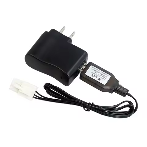 6.4V 350mA EU Charger EL4.5-3P male plug P-TO-R for LiFe 2S RC Model Battery Pack