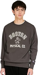 C3-C033/C3-C033L Men's Long Sleeve Round Neck Graphic Print Crewneck Sweatshirt