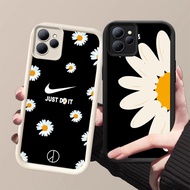 DJ-34 NK daisy flower Silicone Casing black and white for Infinix Tecno HOT Smart POP SPARK Pova 10 