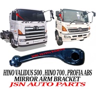 J01S08 MIRROR ARM BRACKET , COVER HINO VALIDUS 500