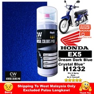 [ Honda EX5 Dream Dark Blue ] H1232 2K Paint CW Aikka DIY Cat Aerosol Spray Bottle 370ml Biru Crysta