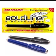 BARANG TERLARIS BOLPOINT BALLINER STANDAR ELITE HITAM / LUSIN ( ISI 12 PC )
