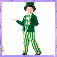 MYLITTLELASS Children Leprechaun Ireland Elf Wizard of Oz Emerald Fairy Tales Dress Up Costume 3Y-12