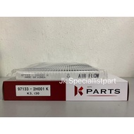 AIR COND FILTER / CABIN FILTER (KOREA BRAND : KPART) [97133-2H001] HYUNDAI ELANTRA MD 2012 , KIA K3