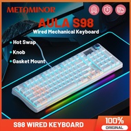 Aula S98 Wireless Mechanical Keyboard Hot Swap Gasket 3mode Bluetooth Gaming Keyboard for WIN/MAC