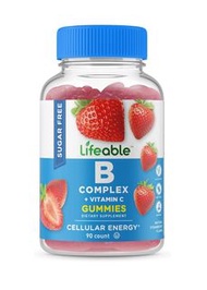 [美國直送]Lifeable 無糖維他命B軟糖補充劑