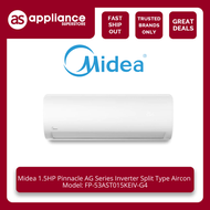 Midea 1.5HP Pinnacle AG Series Inverter Split Type Aircon FP-53AST015KEIV-G4