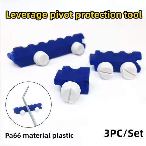 3Pcs Car Depression Repair Lever Fulcrum Protection Tool Body Limiter Hook Repair Anti-slip Groove B