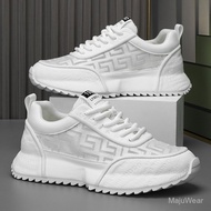 MajuWear Breathable Mesh Casual Sole-Covered Shoes Heightened Dad Shoes Men's Shoes Ready Stock EIX6