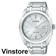[Vinstore] Citizen Eco Drive Stainless Steel Solar Analog Men Watch AW1110-52A AW1110-52
