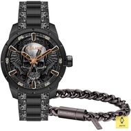 POLICE Timepiece FW-19XMASSET FW19-XMAS SET / Men's Watch / Skull Face / Special Edition with Bracel