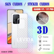 Skin Carbon Xiaomi Mi 11T Xiaomi Mi 11T Pro Skin Back 3D Antigores Skin Carbon Xiaomi Mi 11T Xiaomi Mi 11T Pro