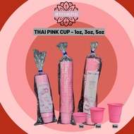 Bekas Aiskrim Kecil / Cup Agar Agar / 1oz 3oz 5oz Puding Cup / Pink Cup / Ice Cream Cup / Mini Cup