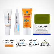 Dr.JiLL Premium Skin Care Set for All Skin Types - Anti-Granules/Melasma Eye Cream SPF50 Sunscreen A