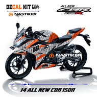 Decal CBR fullbody hologram/ striping full body CBR 150R FAIRING hologram