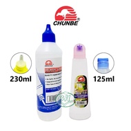 CHUNBE Clear Glue Handy Design 125ml / 230ml Office Glue / Student Glue / Water Glue [CHUNBE GE6603,