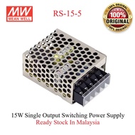 MEAN WELL Switching Power Supply RS-15-24 RS-15-12 RS-15-5 24V 12V 5V DC Power Supply