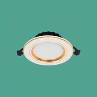 Euroto recessed LED downlight with gold rim LA - 574 | LA - 575 | LA - 576