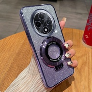 Redmi 14C Plating Bracket + Bling Bling Casing For Redmi 14C 13C Redmi14C 14 C C14 4G 5G 2024 Protec