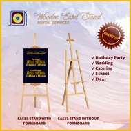 Package Easel Stand & Wooden Easel Stand [RENTAL SERVICE]