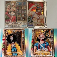 One Piece Data Card First Press Ace One Piece Acrylic Data Card Ace Brook Usopp