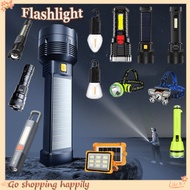 Flashlight Torch Light Super Bright Touchlight Emergency Light Camping Light USB Rechargeable