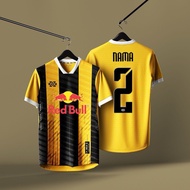 Jersey Custom Name (FREE) Jersey Custom Design Name and Number Jersey Bola Football Futsal Jersey Th