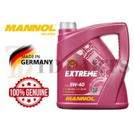 100% GENUINE MANNOL EXTREME SAE 5W40 5W-40 FULLY SYNTHETIC ENGINE OIL 4L