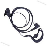 HajahZaida Gallery 2 Pin Acoustic Tube Earpiece Mic PTT Headset for Motorola Radios GP88 GP300 Walki