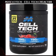 全新現貨【Muscletech】Cell Tech Creactor 鹽酸肌酸 高級綜合水果汁（274 克）