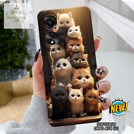 HP Oppo A78 5G Case - Oppo A78 5G casing - Cats case Motif - Cellphone protector - Oppo - Oppo A78 5
