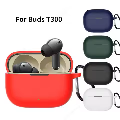 Case For Realme Buds T300 Soft Silicone Cover For Realme Buds T300 Bud T 300 Protective Earbuds Case