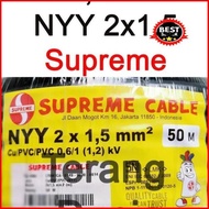 Kabel Supreme Nyy 2X1.5 Kabel Listrik Nyy 2X1.5 Kabel Listrik Hitam