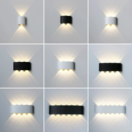 【A TOOT】 LED Wall Lamp Waterproof Outdoor Wall Light Porch/Garden/Bedroom Indoor Modern Nordic Sconc