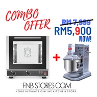 COMBO EKA (ITALY) MULTIFUNCTIONAL ELECTRIC CONVECTION OVEN PLUS CN TABLETOP MIXER (TAIWAN DESIGN), D