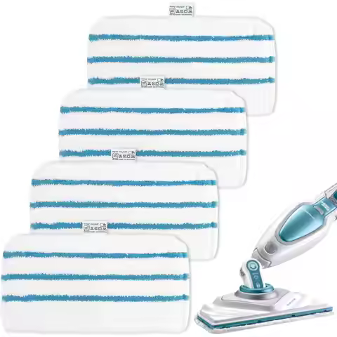 Pads for Black & Decker Steam Mop FSMP20, Microfibre Steam Pads for Black Decker FSM1630, FSM1616, F