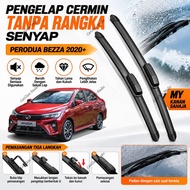 Perodua Bezza 2020+ Frameless Silent Wiper Blade Rain Protection Car Upgrade Bezza Accesories Access