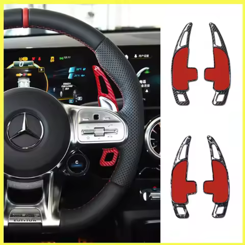 For Mercedes-Benz AMG steering wheel paddle shift AMG A35 A45 C43 C63 E63 S63 S65 CLA 35 45 63 G63 G