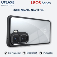 UFLAXE LEOS - For iQOO Neo 10 / iQOO Neo 10 Pro Case - Matte Clear Shockproof Hard Case | Anti-Yello