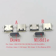10-30Pcs Plug Connector USB For Homtom HT70 Cubot X30 GT20 C30 J9 P40 Note 20 Pro Ulefone Armor 8 X8